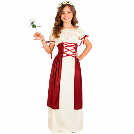 Disfraz de Dama Medieval Gadea para niña Bis