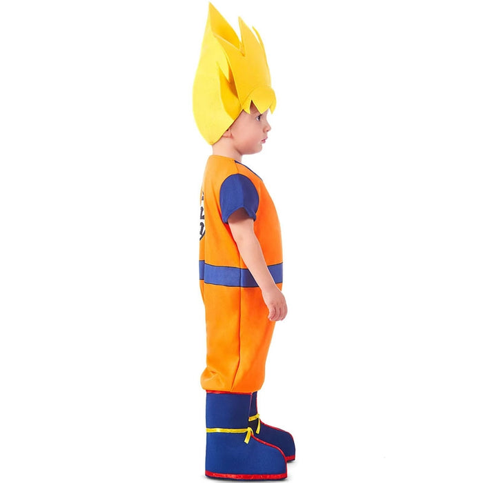 Disfraz De Cuero De Goku Para Cosplay: Traje De Saiyan De Dragon Ball Z, Hecho A Mano - España