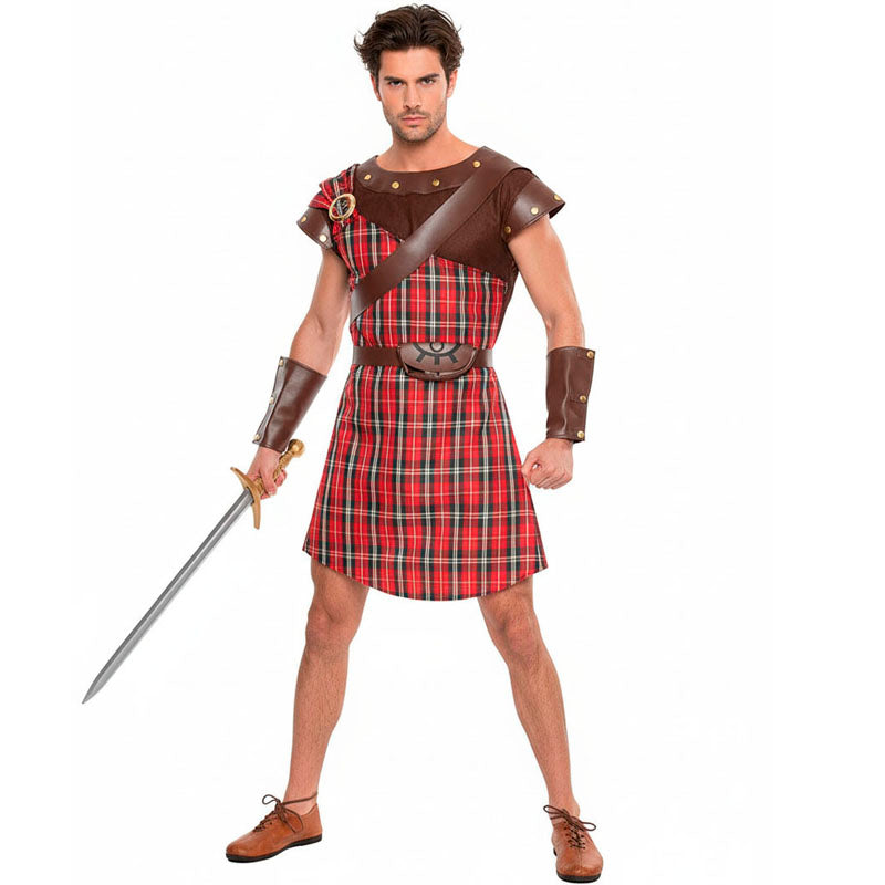 Disfraz de Guerrero Escocés Braveheart para hombre Bis