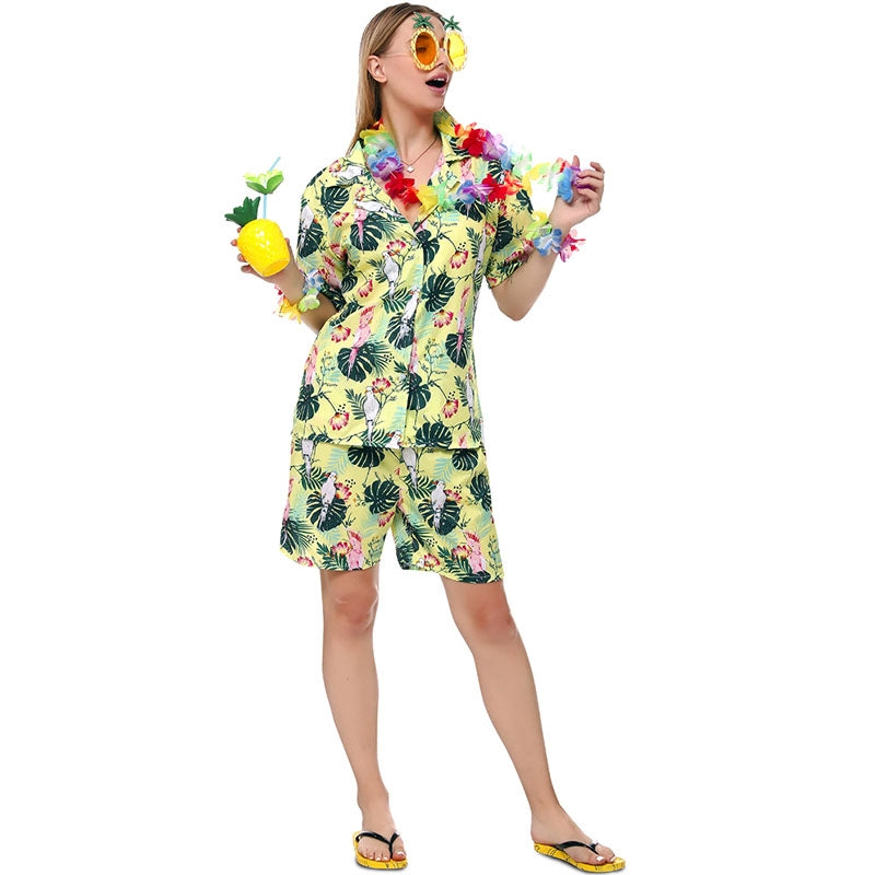 ▷ Disfraz Hawaiana Tropical para Mujer |【Envío en 24h】