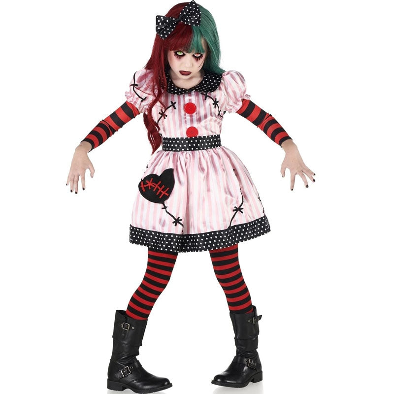 ▷ Disfraz Muñeca de trapo siniestra para Niña |【Envío Halloween
