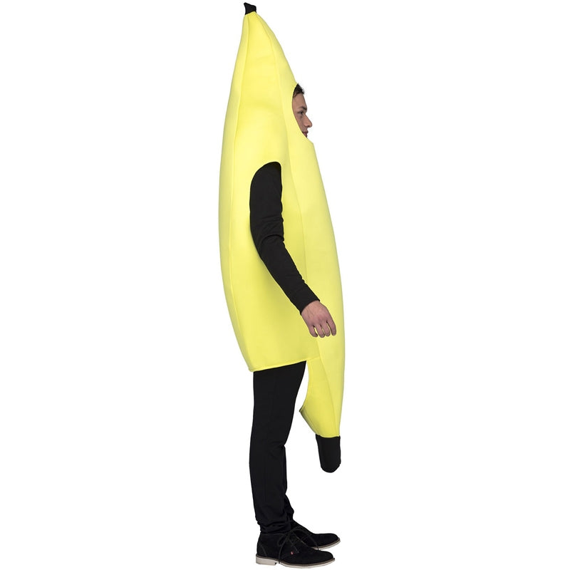 2 piezas disfraz de plátano divertido para parejas adultas comida cosplay ropa carnaval Halloween Pascua de disfraces para mujeres hombres 2 piezas disfraz de plátano divertido para parejas adultas comida cosplay ropa carnaval Halloween Pascua de disfraces para mujeres hombres
