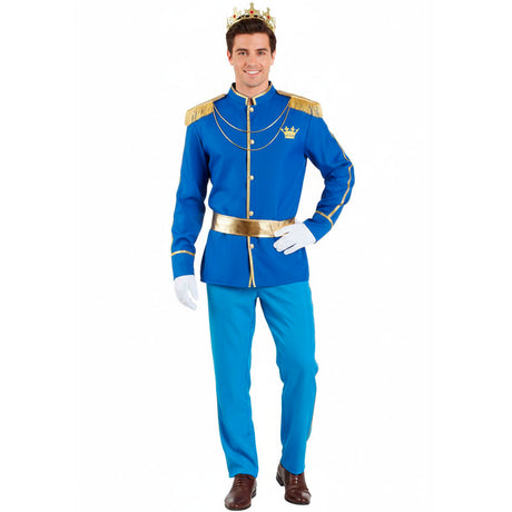 Disfraz de Príncipe azul Cenicienta para hombre Bis