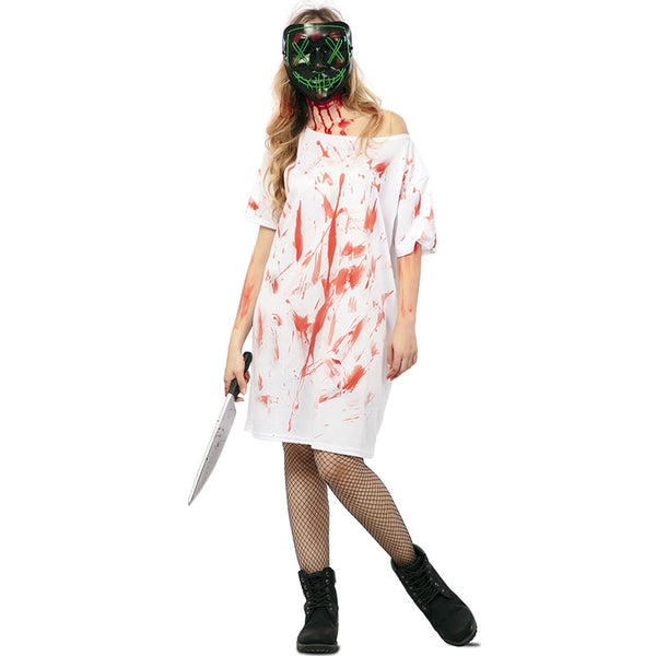 ▷ Disfraz Psicópata La Purga para Mujer |【Envío Halloween en 24h】