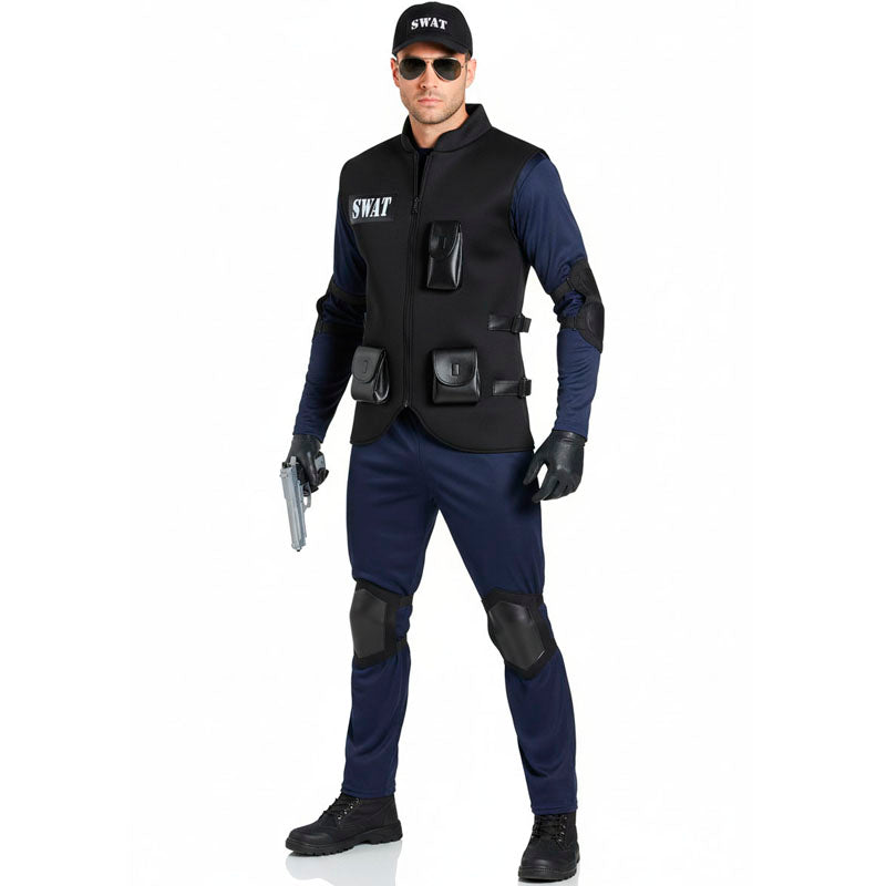 Disfraz de SWAT para hombre Bis