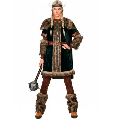 Disfraz de Vikinga Nórdica para mujer Bis