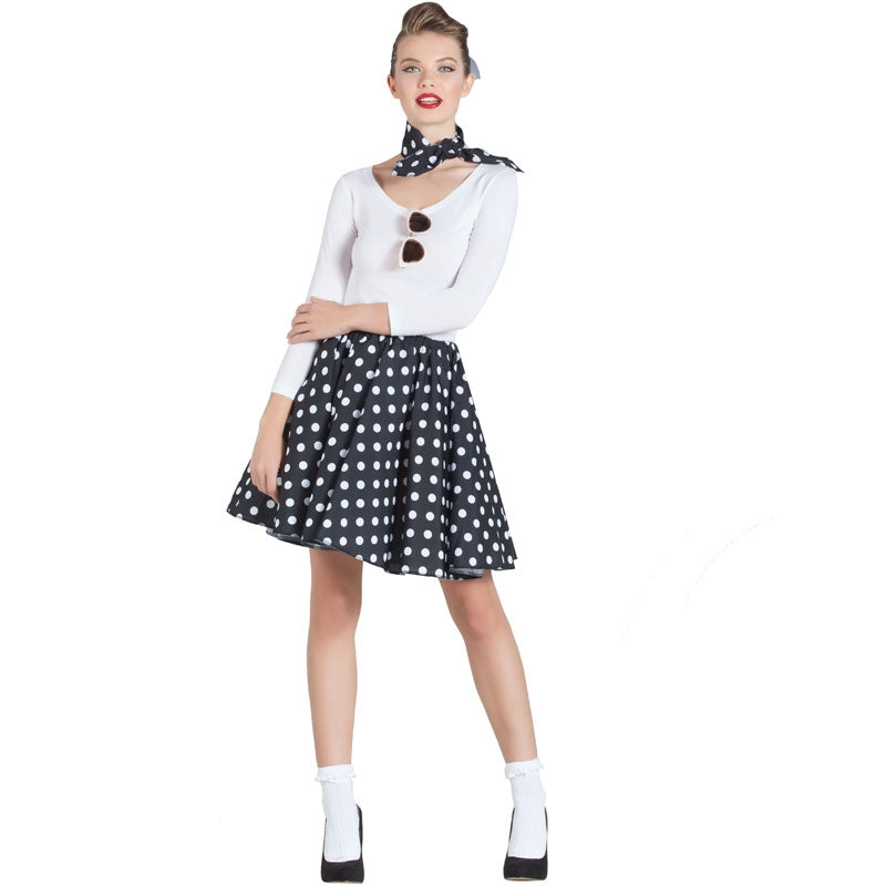 Vestidos Falda Disfraz Anos 60 Disfraz Falda Años 60 Para Mujer En