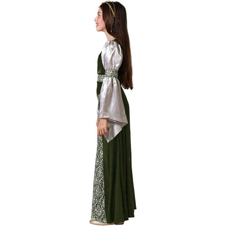 Disfraz para niña de Princesa medieval elegante Perfil