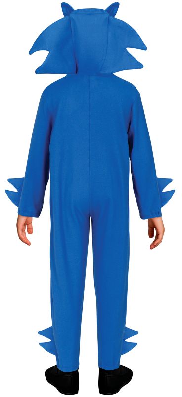 Disfraz de Sonic Kigurumi para niño Espalda