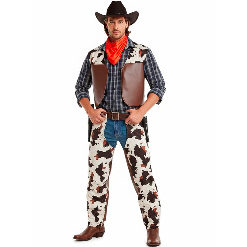 Disfraz de Vaquero Salvaje Oeste para hombre Bis
