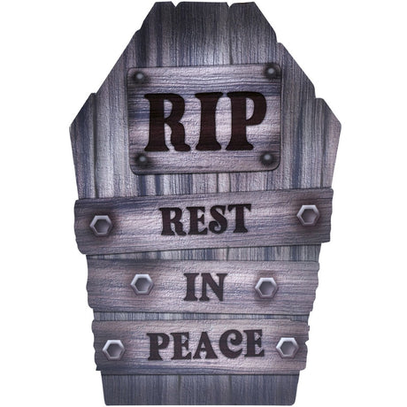24h Rip Lápida RIP Halloween - Decoración terror en 24h