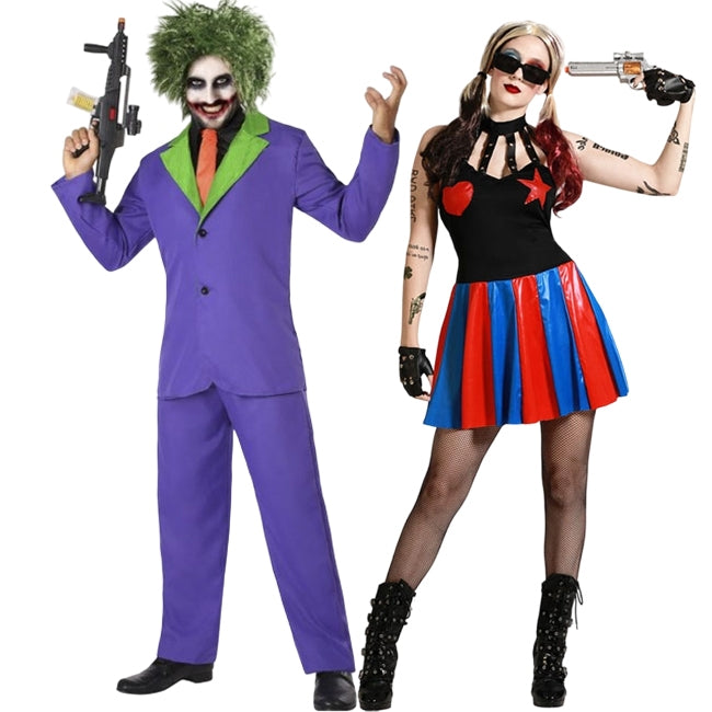 Disfraz Joker Dark Knight Para Hombre |[Envío Halloween En 24h