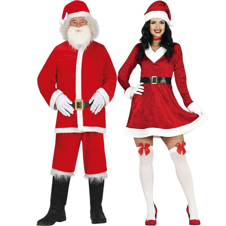 Papá y Mamá Noel para disfrazarte en pareja