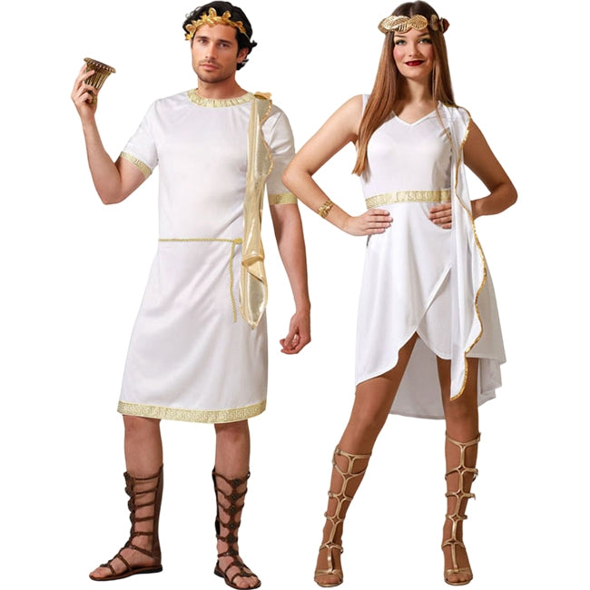 Pareja de Romanos Dorados