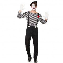Limitado Infantil Sip Disfraz de Mimo Clown para hombre - Comprar disfraces online