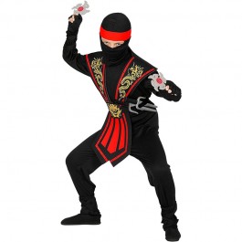 consenso Enmarañarse infraestructura ▷ Disfraz Ninja Kombat rojo para Niño |【Envío en 24h】