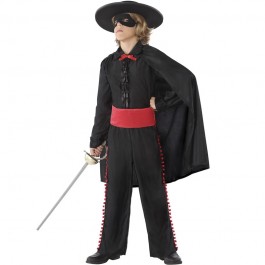 Folleto terminado pobreza Disfraz de de El Zorro para niño - Envíos en 24h