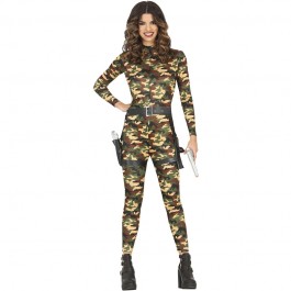 ▷ Disfraz Soldado camuflaje para Mujer