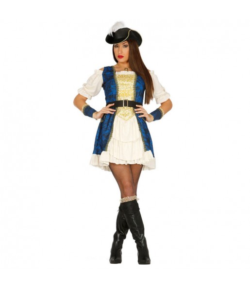 Disfraz de Pirata Lujo Mujer