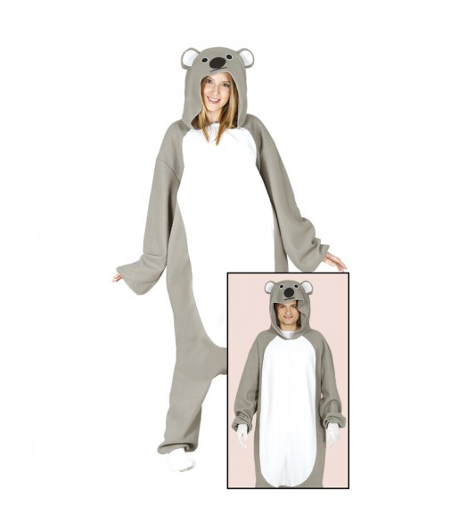 Disfraz de Koala Kigurumi para adulto