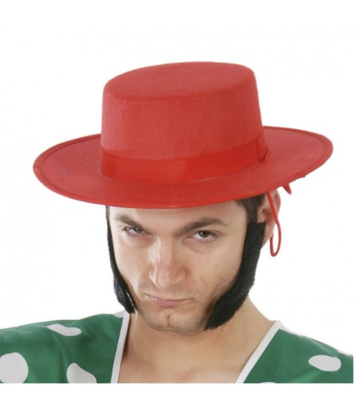 Sombrero Cordobés Fieltro rojo
