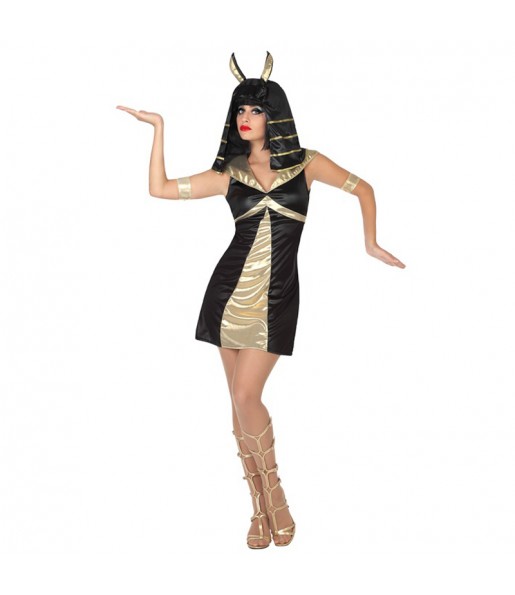 disfraz de reina egipcia anubis adulto