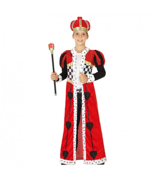 Disfraz de Rey de Corazones Infantil