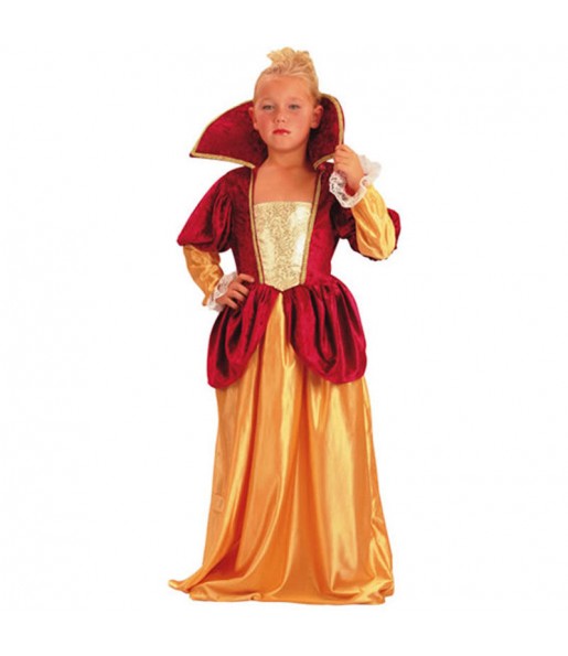 Disfraz de Princesa Medieval niña