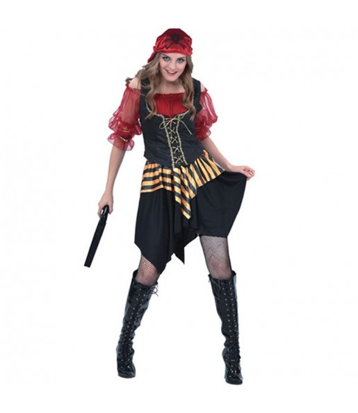 Disfraz de Pirata Roja