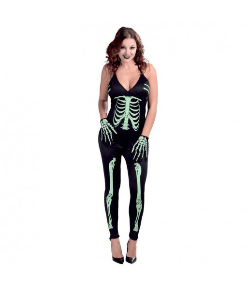 Disfraz de Esqueleto Fluorescente sexy