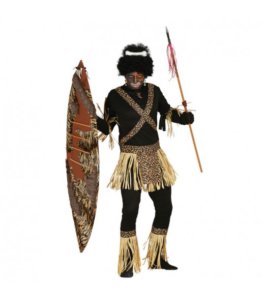 Disfraz de Zulú Caníbal