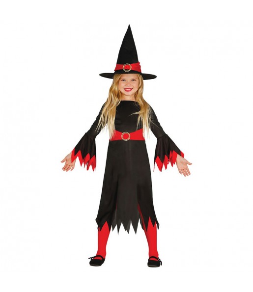 disfraz bruja económica Halloween infantil