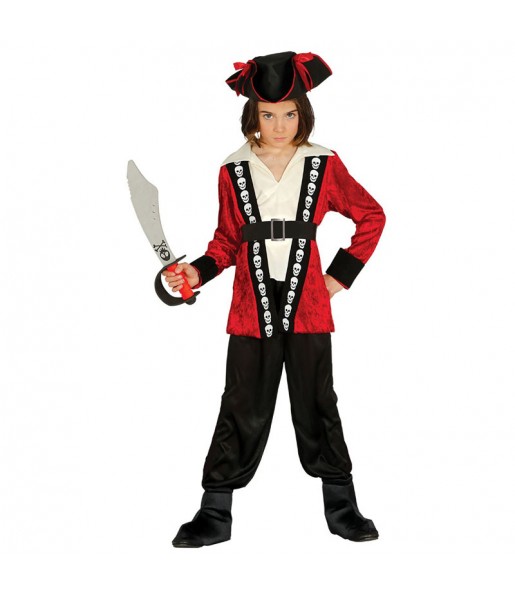 disfraz pirata calavera infantil niño