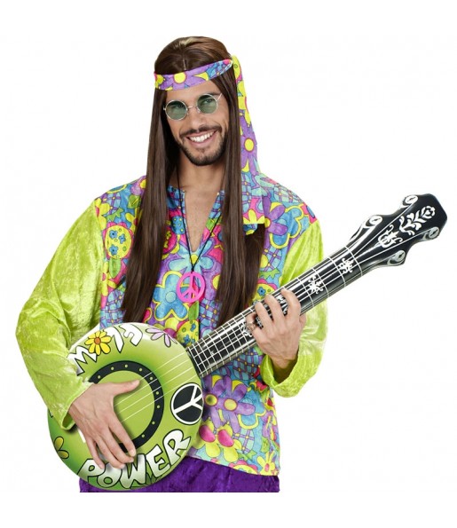 Banjo hinchable verde