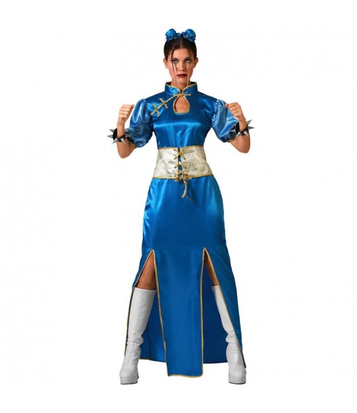Disfraz de Chun-Li de Street Fighter para mujer