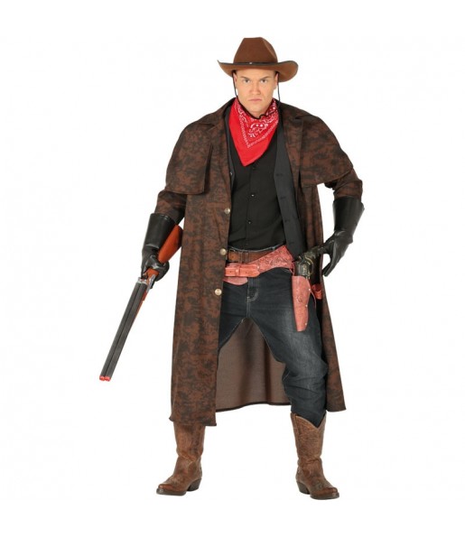 Disfraz de Abrigo Cowboy para hombre