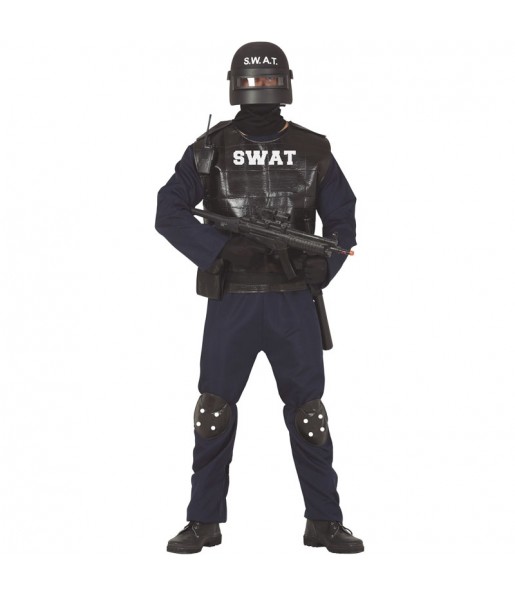 Disfraz de Agente SWAT para hombre