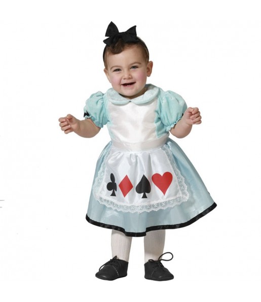 Disfraz de Princesa Alicia en el País de las Maravillas para bebé