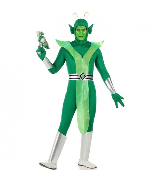Disfraz de Alien verde para hombre