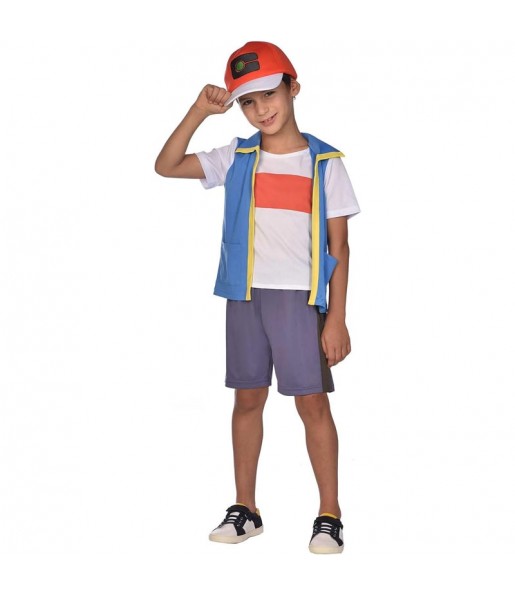 Disfraz de Ash Ketchum Pokémon para niño