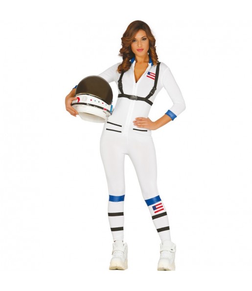 Disfraz de Astronauta Americana para mujer