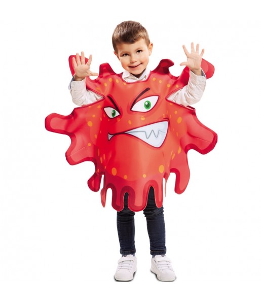 Disfraz de Bacteria Roja para niños