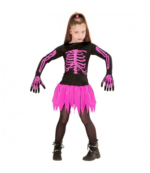 Disfraz de Bailarina Esqueleto para niña 