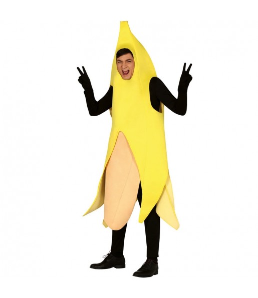 Disfraz de banana marrana para hombre