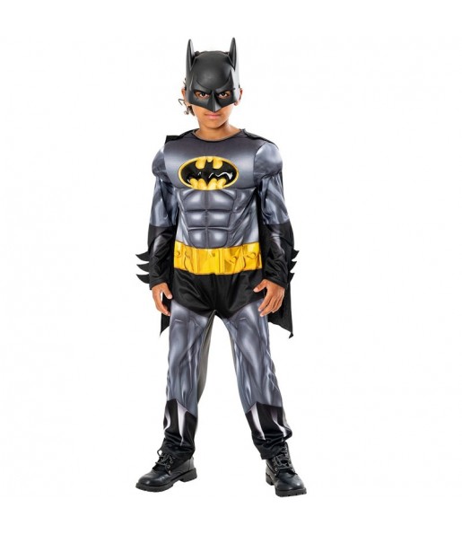 Disfraz de Batman metallic para niño