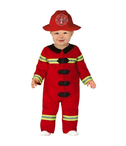 Disfraz de Bombero rojo para bebé