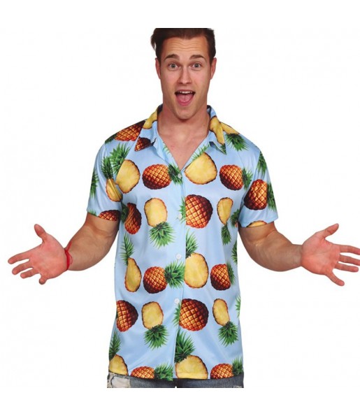 Disfraz de Camisa hawaiana de piñas para hombre