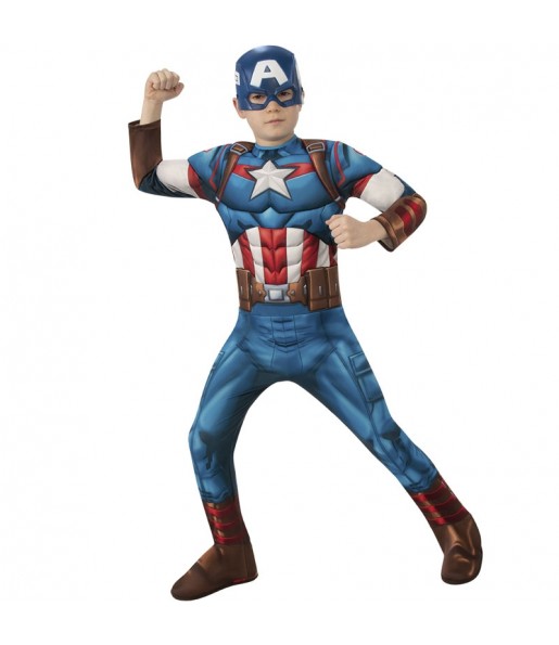 Disfraz de Capitán América classic para niño