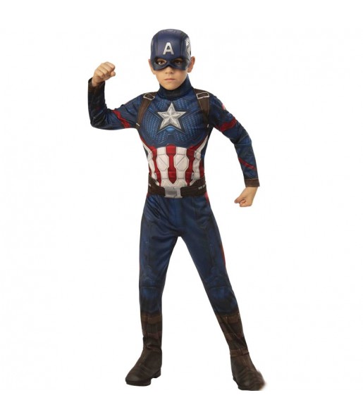 Disfraz de Capitán América Marvel para niño
