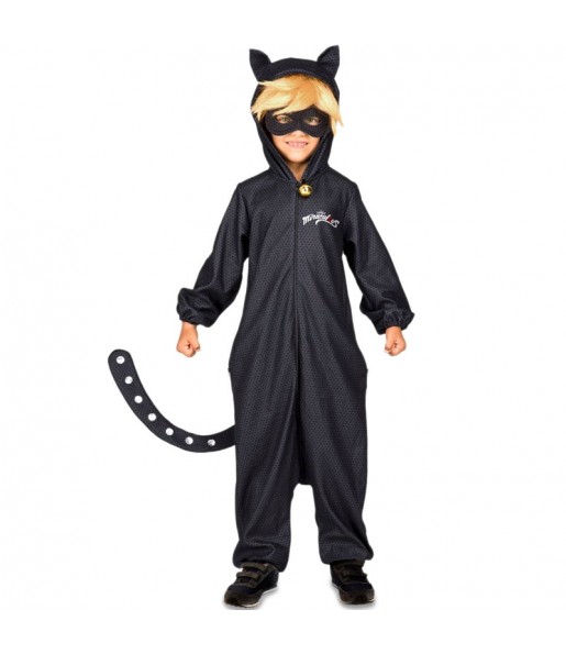 Disfraz de Cat Noir Kigurumi para niño